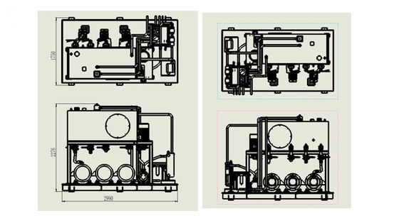 Hydraulic Piston Pump Motor Pressure Fatigue Life Test Pressure Pulse Test Bench